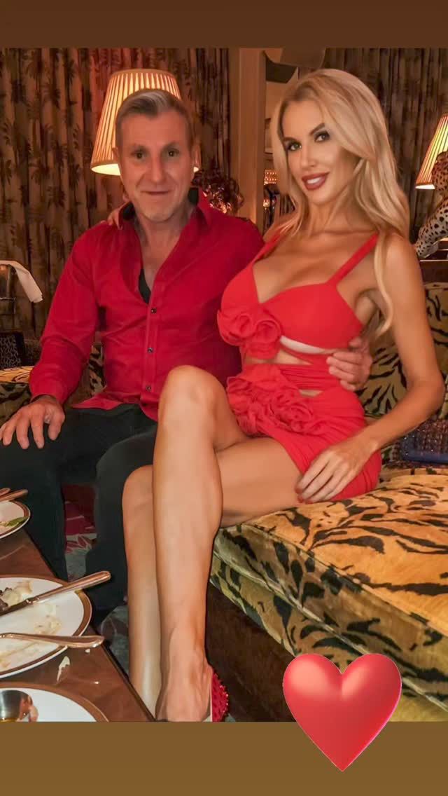 Aneta Glam u boku męża, George'a Wallnera