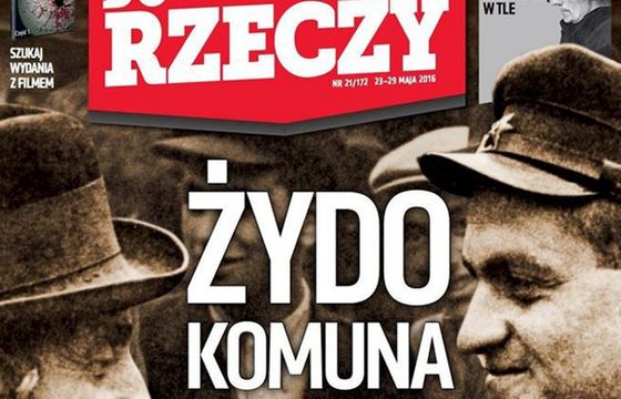„Żydokomuna czy chamokomuna" na okładce „Do Rzeczy”. „Szerzenie nienawiści rasowej"
