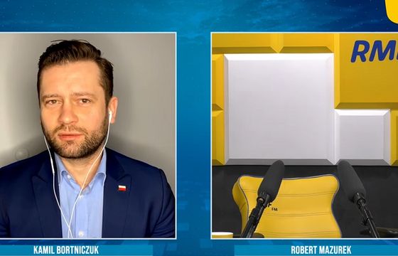 Robert Mazurek skrócił w RMF FM wywiad z posłem Porozumienia i wyszedł przed końcem (wideo)