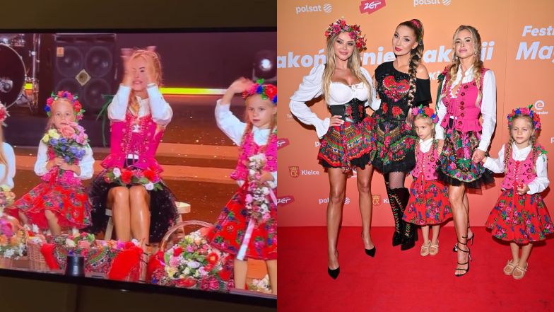 Paula Tumala wystąpiła z córkami na scenie w Kielcach