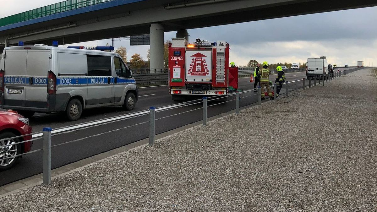 Kobieta skoczyła z wiaduktu na obwodnicy Lublina S19