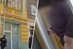 Dziecko siedziało na parapecie. Moment dramatycznej interwencji