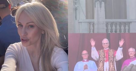 Magdalena Ogórek pokazała, co działo się w Watykanie zaraz po wyborze papieża. "Nie działały komórki"