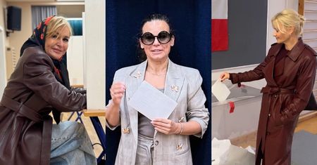 Gwiazdy szturmują lokale wyborcze: Monika Olejnik, Anna Mucha, Małgorzata Kożuchowska
