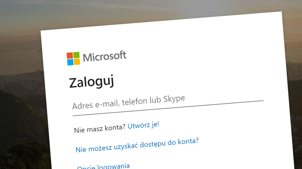 Microsoft musiał naprawić swój system logowania, fot. Oskar Ziomek