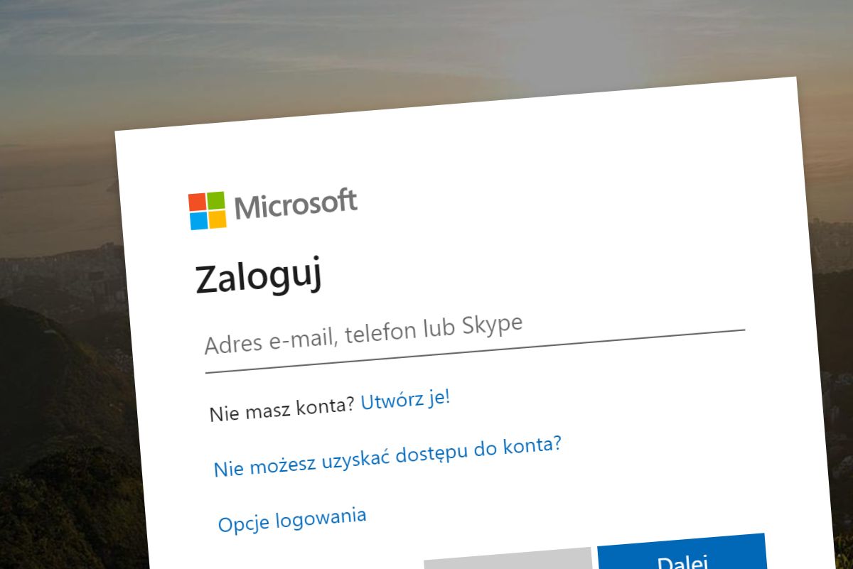 Microsoft musiał naprawić swój system logowania, fot. Oskar Ziomek