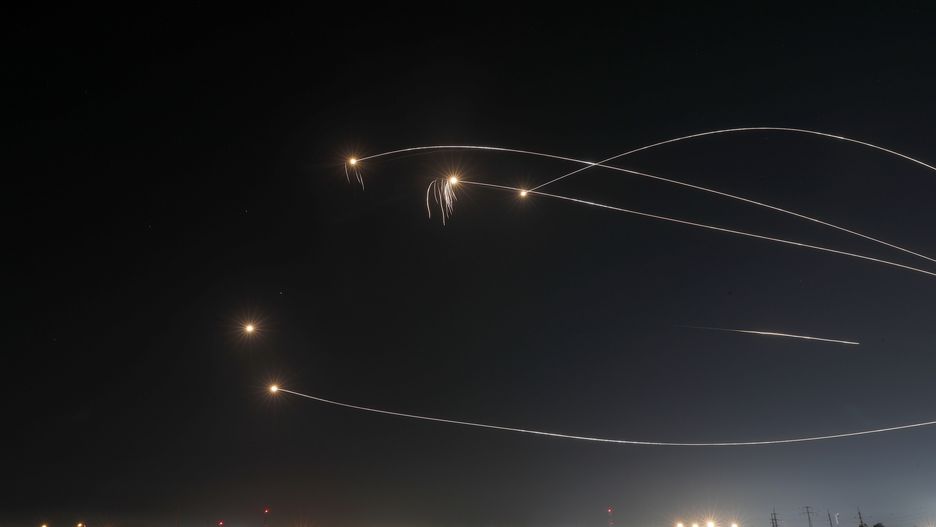 Atak rakietowy w Strefie Gazy