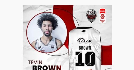 Tevin Brown – nowy numer 10 w drużynie Startu Lublin. Dziś jego debiut na parkiecie