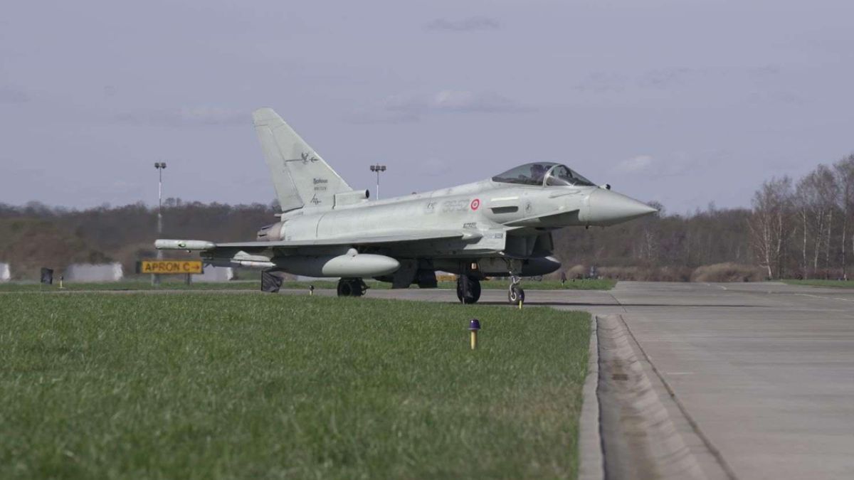 Włoskie myśliwce poderwane z bazy w Malborku