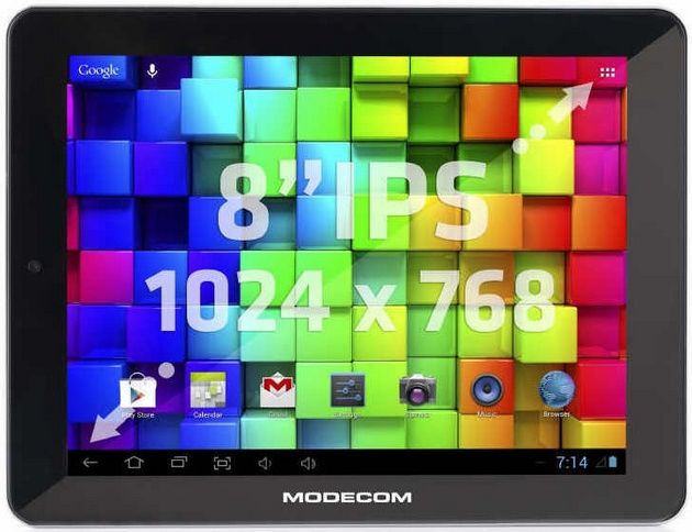 Modecom FreeTAB 8014 IPS X4 tablet wygląd