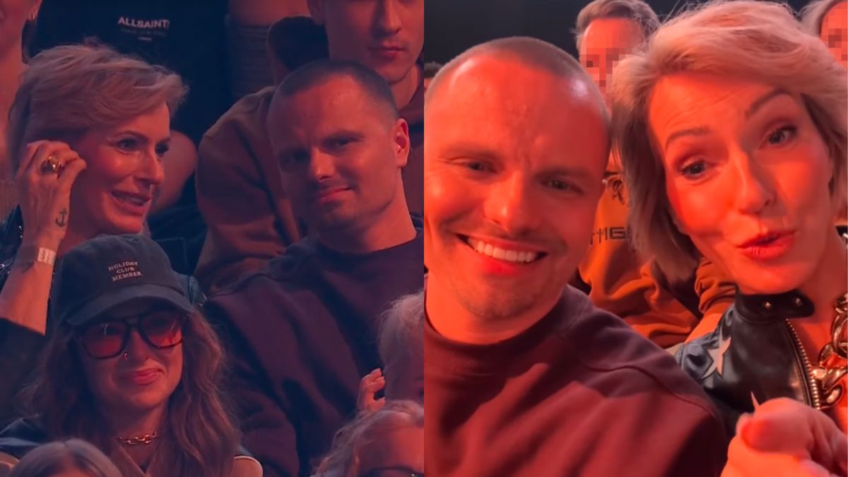 Paulina Smaszcz i Marcin Hakiel integrują się na widowni