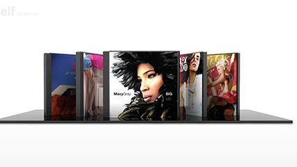 Nowatorska półka na płyty 1