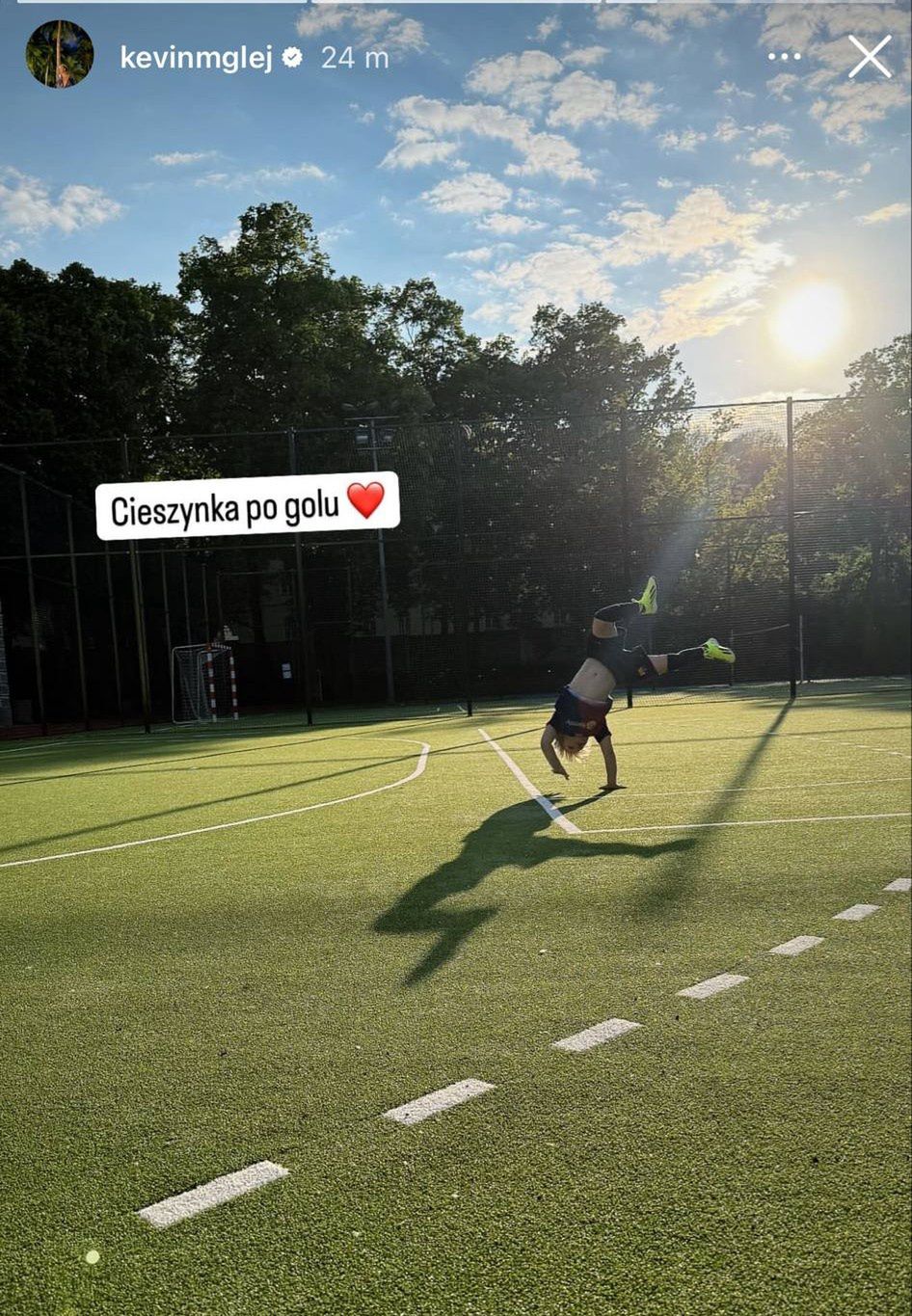 Kevin Mglej pokazał na Instagramie 5-letniego syna