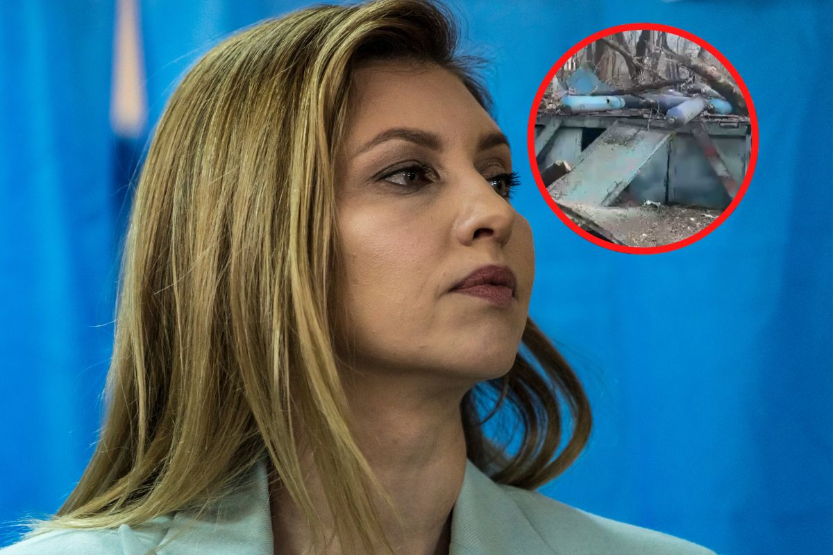Ołena Zełenska pokazała skutki rosyjskiego nalotu na szpital położniczy w Mariupolu 