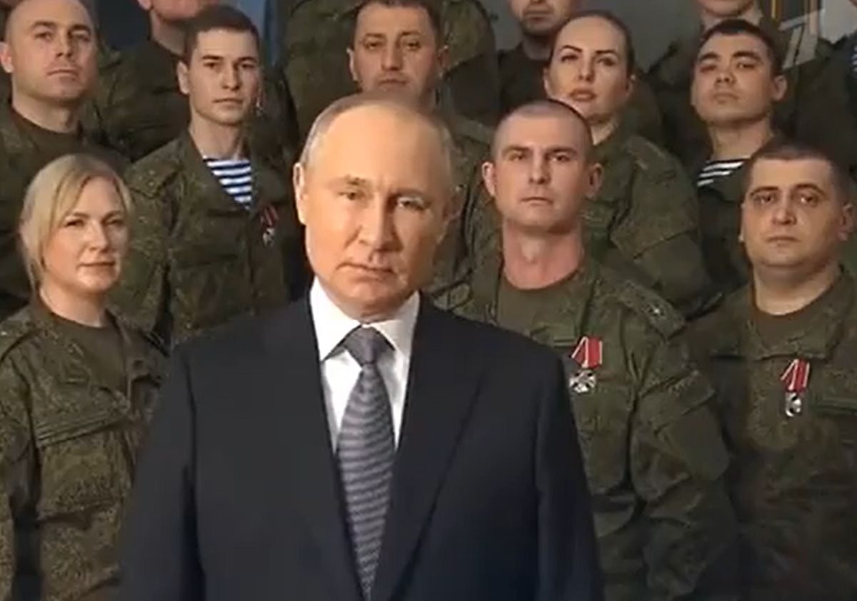  Noworoczne orędzie Putina. "Zachód chce zniszczyć Rosję"