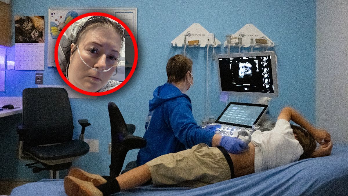 Badanie USG pomogło uratować kobiecie życie.