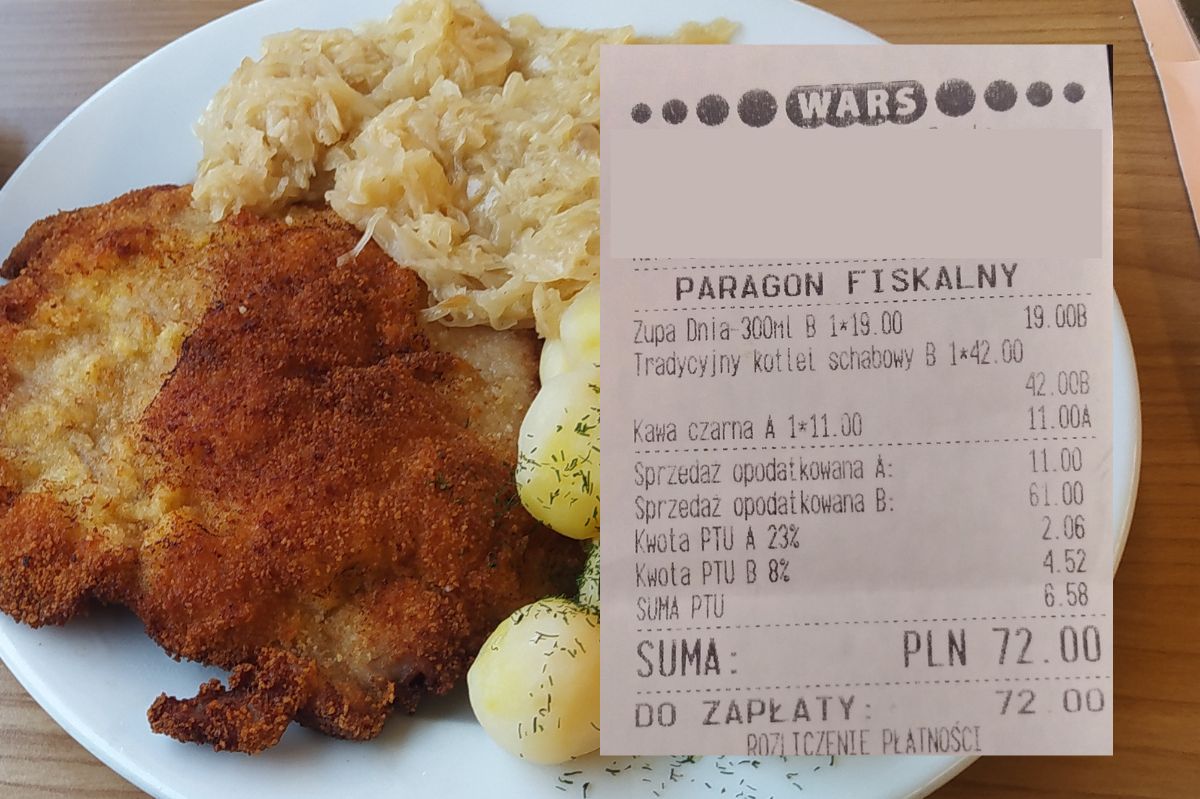 Zjadłam obiad w Warsie. Ceny bardziej niż restauracyjne, a smak?