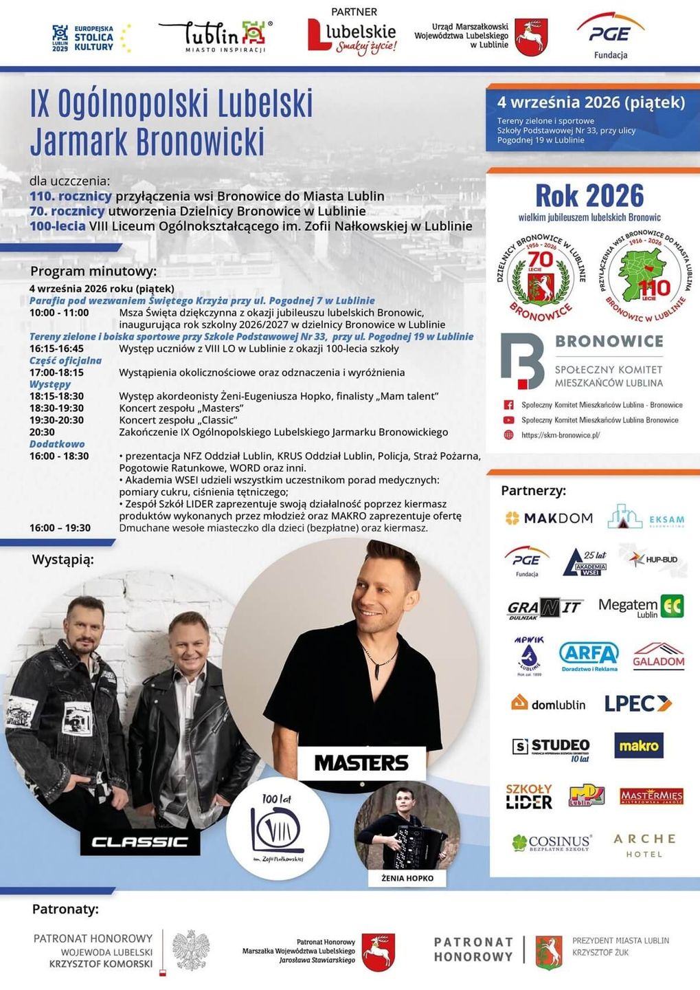 IX Ogólnopolski Lubelski Jarmark Bronowicki 2026