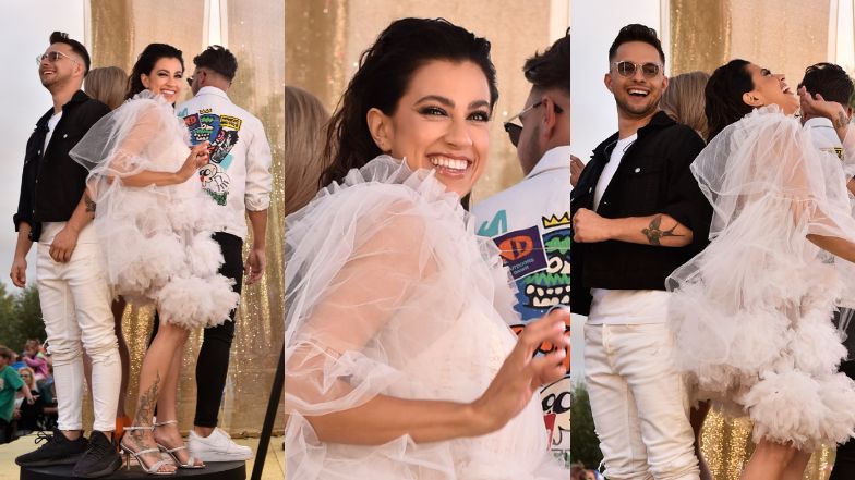 Maja Hyży na scenie Wakacyjnej Trasy Dwójki