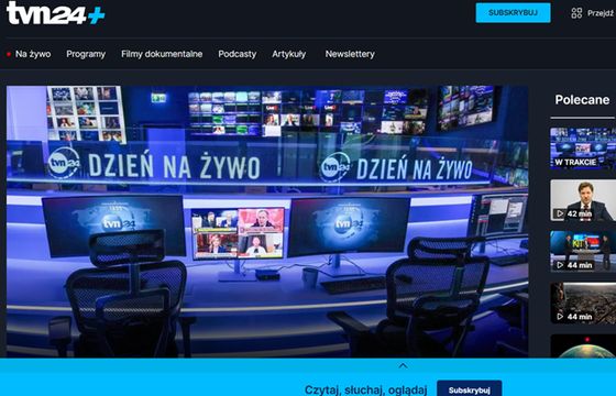 Czy TVN24+ odniesie sukces? „Do tej pory ołtarzem w grupie była telewizja”