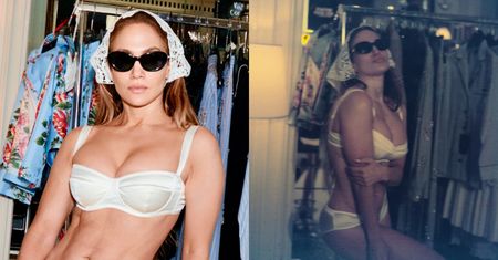 Jennifer Lopez rozebrała się do samej BIELIZNY! 57-letnia gwiazda pręży się na Instagramie i zbiera komplementy: "Jesteś BOGINIĄ" (FOTO)