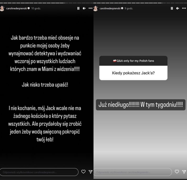 Caroline Derpienski odpowiada Anecie Glam