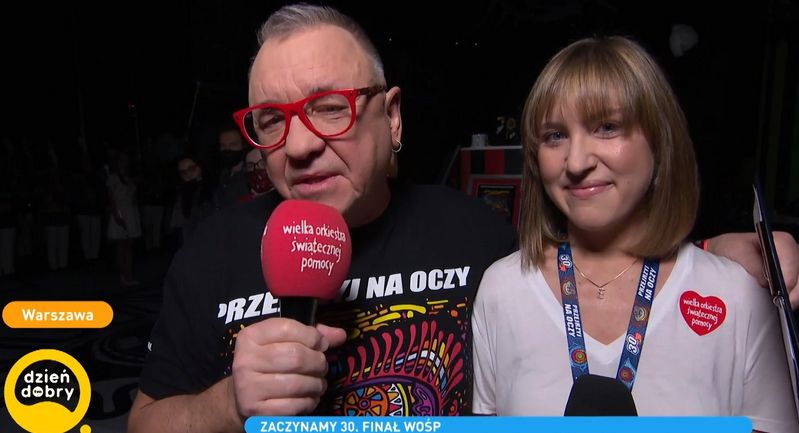 Jerzy Owsiak z córką Ewą