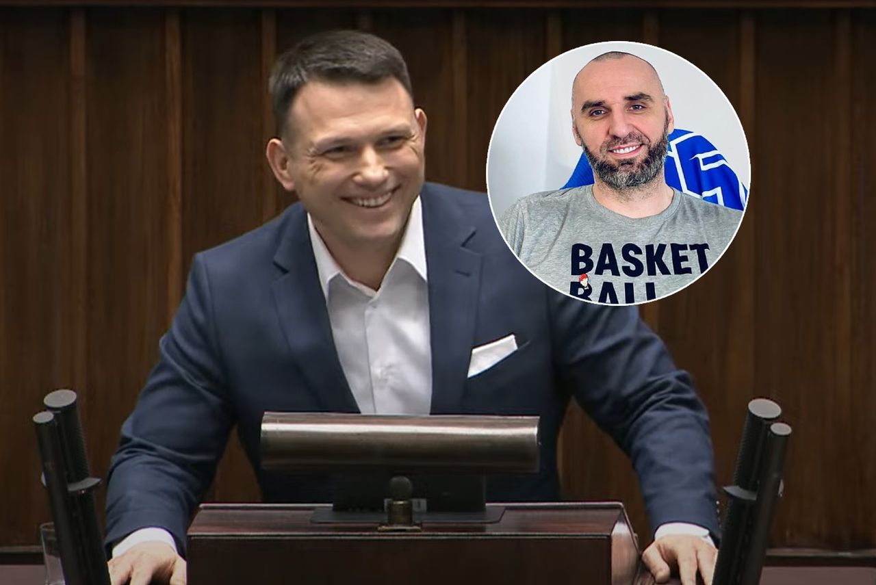 Mentzen zaliczył wpadkę na mównicy. Wymowna reakcja Gortata