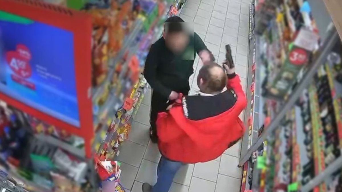 Agresywny mężczyzna zatrzymany