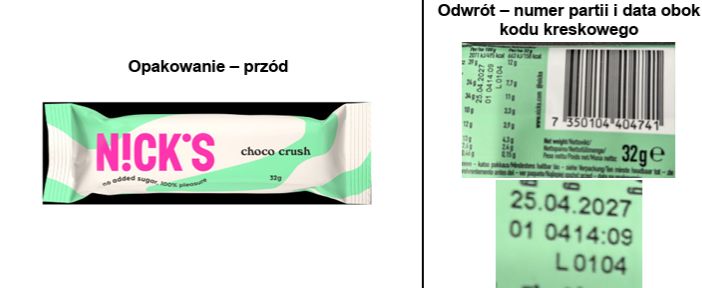 Wycofany produkt
