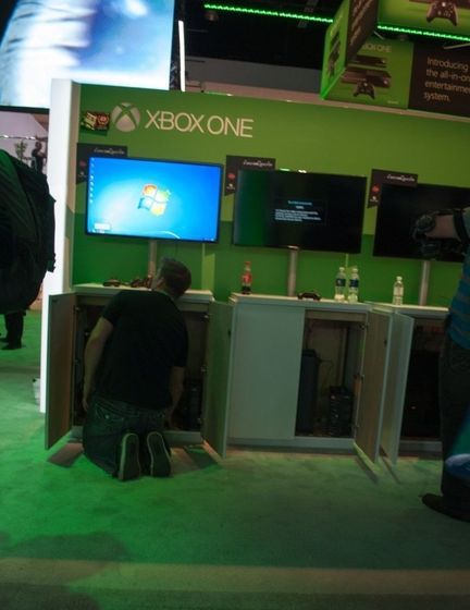 Microsoft Xbox One konsola targi E3 stanowisko komputer zdjęcie