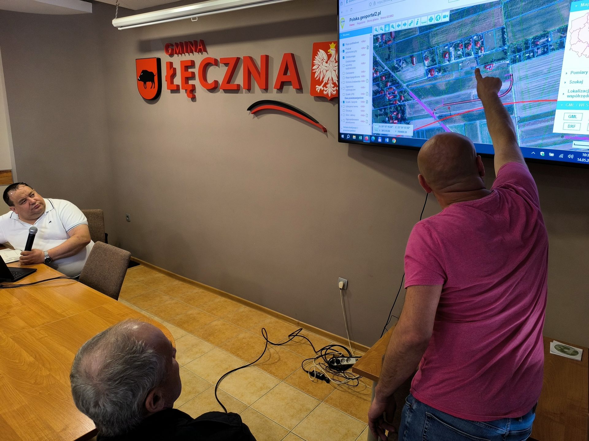 Spotkanie ws. budowy nowej trasy kolejowej w Urzędzie Miejskim w Łęcznej