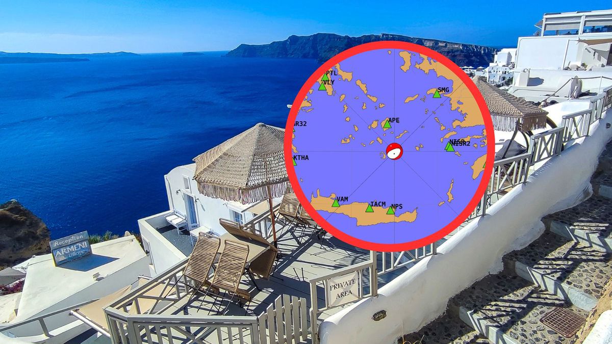 Zamykają szkoły na Santorini. Powodem wstrząsy