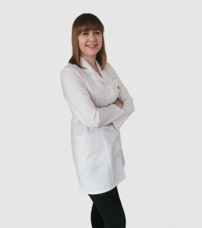 Jolanta Krzyżak, dyplomowana trycholożka i farmaceutka