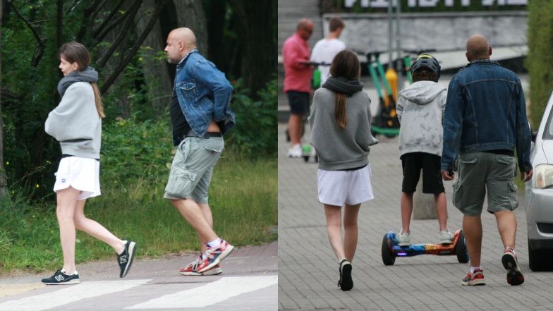 Agnieszka Dygant z rodziną