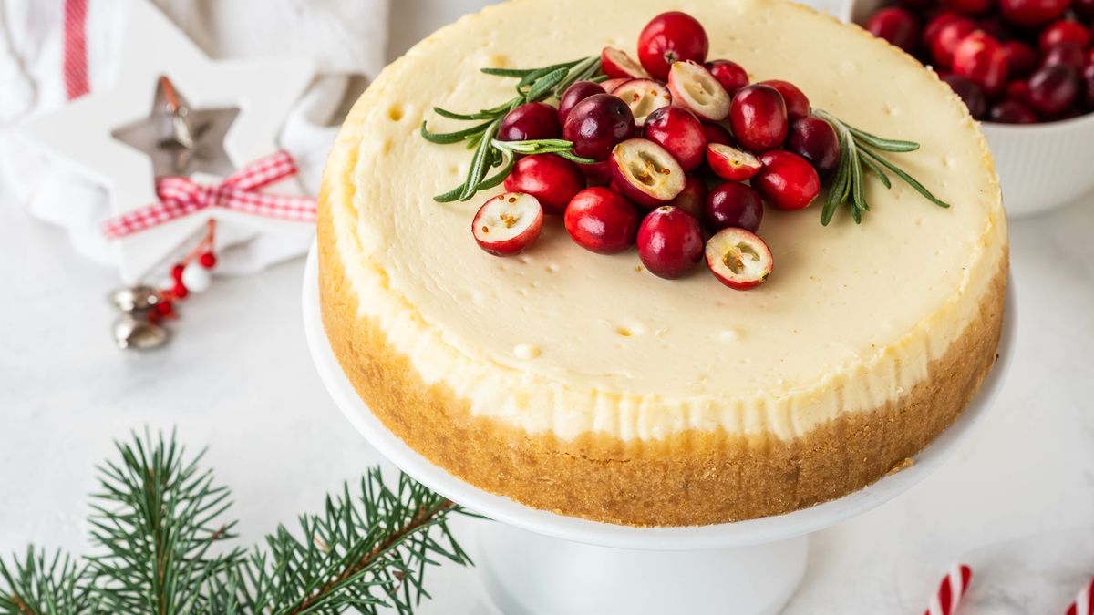 Sernik w świątecznym wydaniu