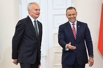 Nawrocki spotkał się z prezydentem Litwy. "To nasz wspólny priorytet"