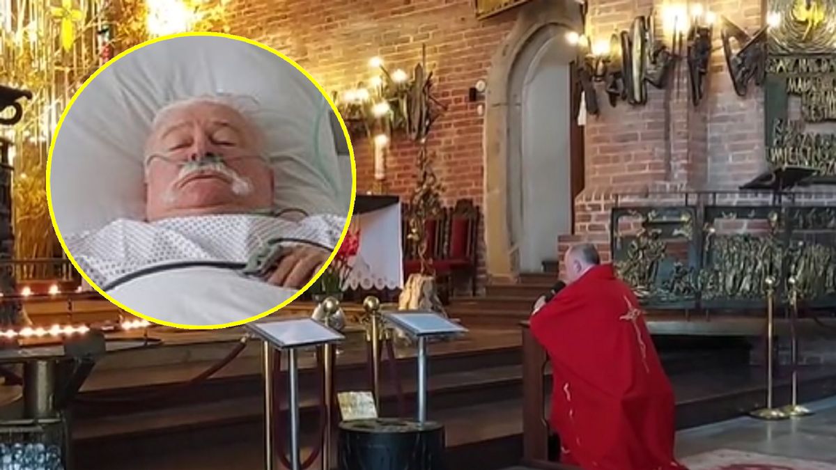 Wierni modlili się o zdrowie Lecha Wałęsy
