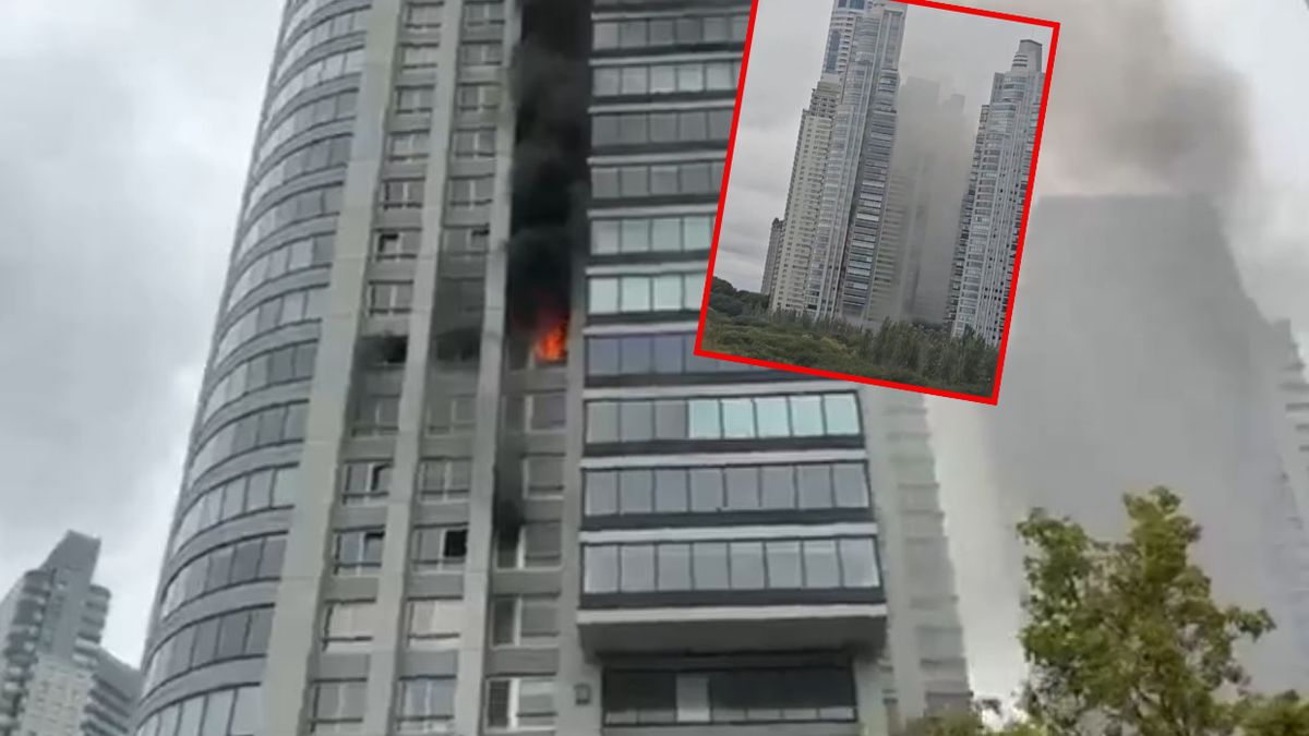 Pożar wieżowca w Buenos Aires