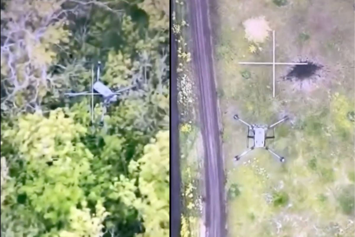 Walka dronów Ukraińców i Rosjan. Wideo trafiło do sieci