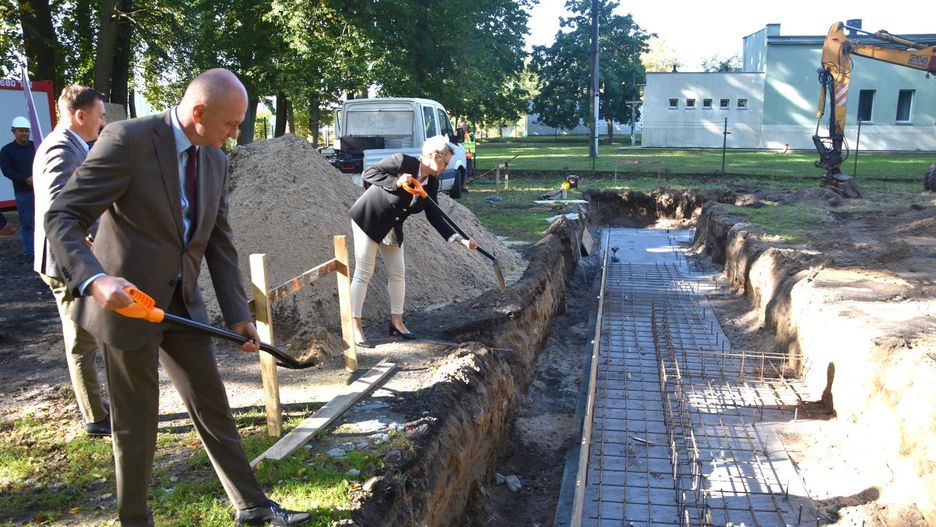 Budowa bloków w Potulicach