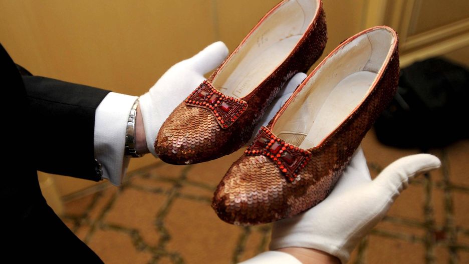 Rubinowe pantofle "Czarnoksiężnika z krainy Oz"