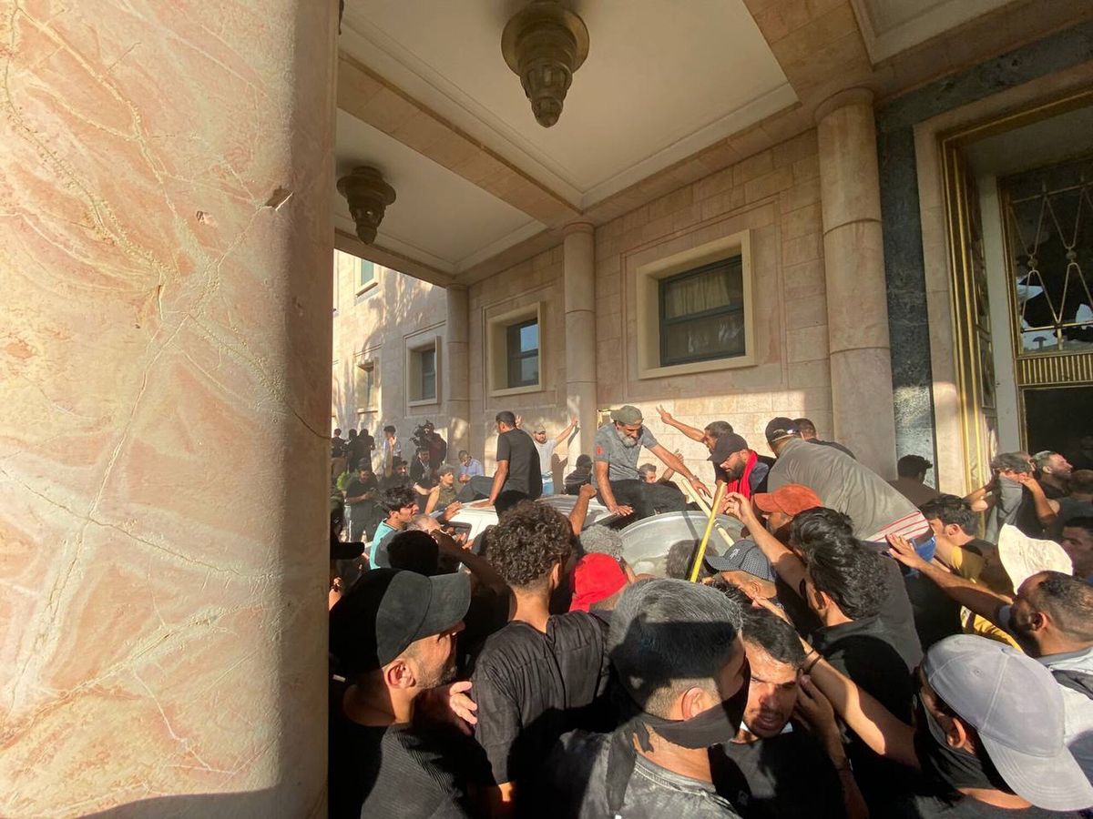 Kryzys polityczny w Iraku. Atak na Pałac Republikański w Bagdadzie