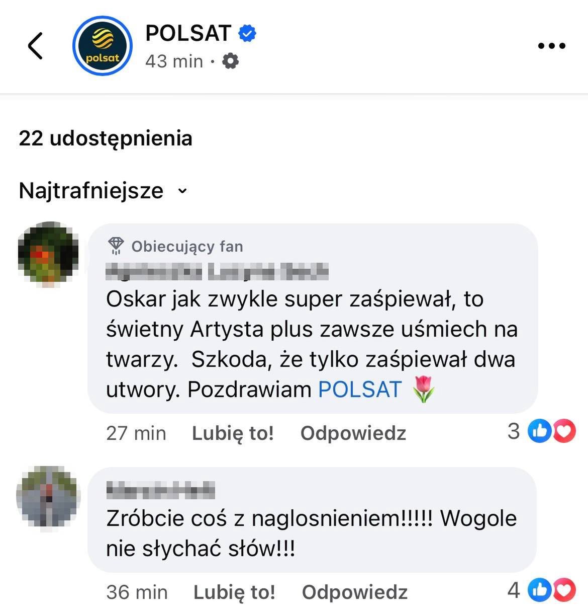 Internauci narzekają na nagłośnienie 