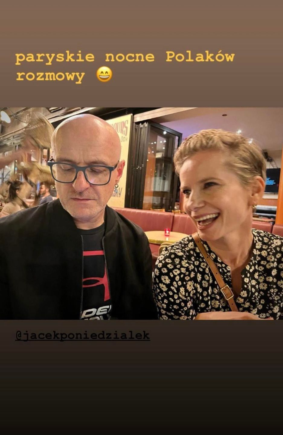 Magdalena Cielecka i Bartosz Gelner w Paryżu 