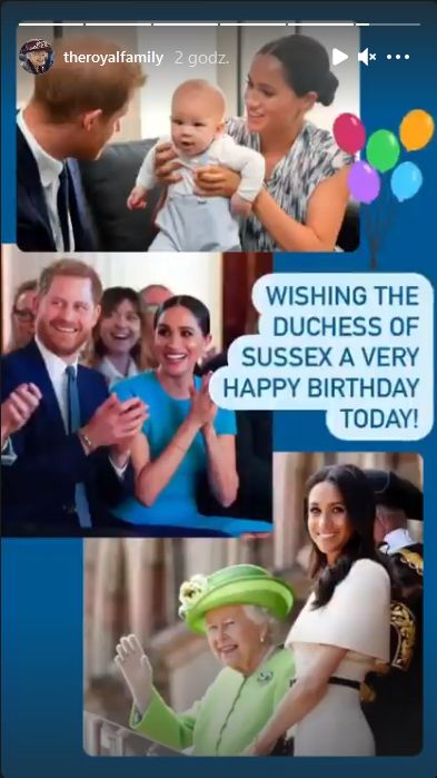 Rodzina królewska świętuje 40. urodziny Meghan Markle