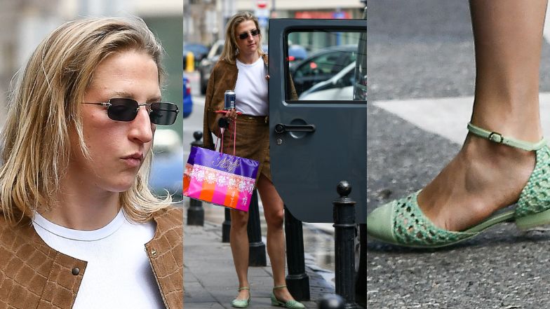 Lara Gessler "przyłapana" na mieście. Stylizacja warta krocie