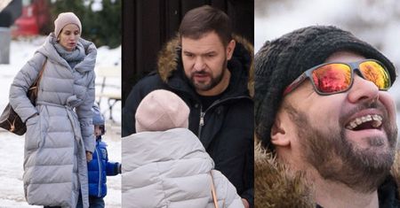 Karolak z Wioletą i dziećmi na spacerze (ZDJĘCIA)