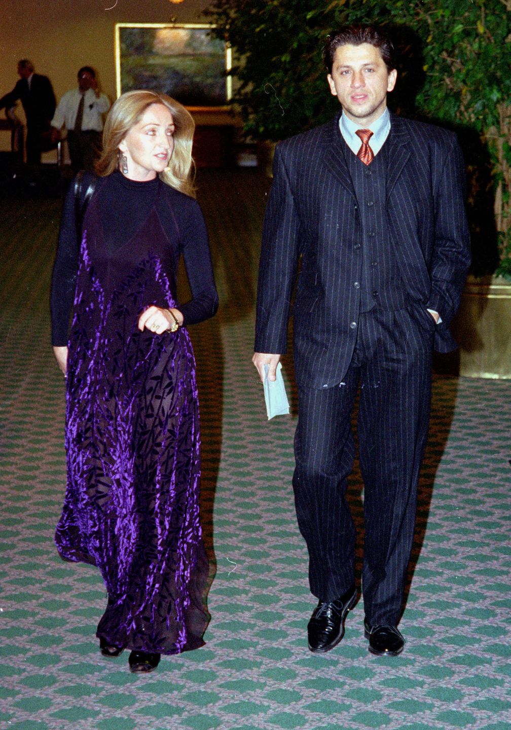 Janusz Józefowicz z żoną Danutą w 1997 roku