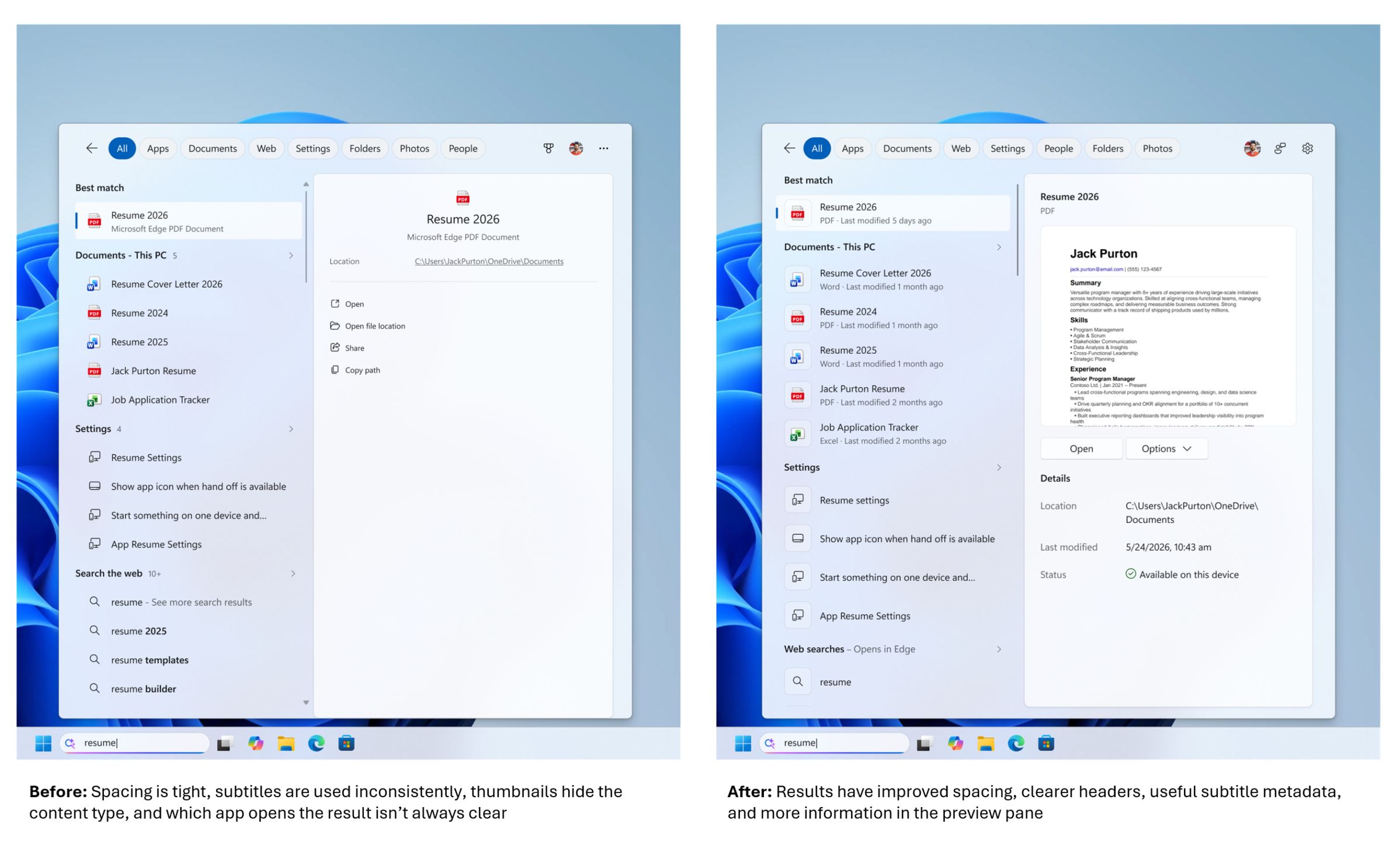 Microsoft uprościł pole wyszukiwarki